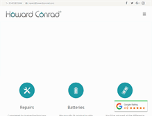 Tablet Screenshot of howard-conrad.com